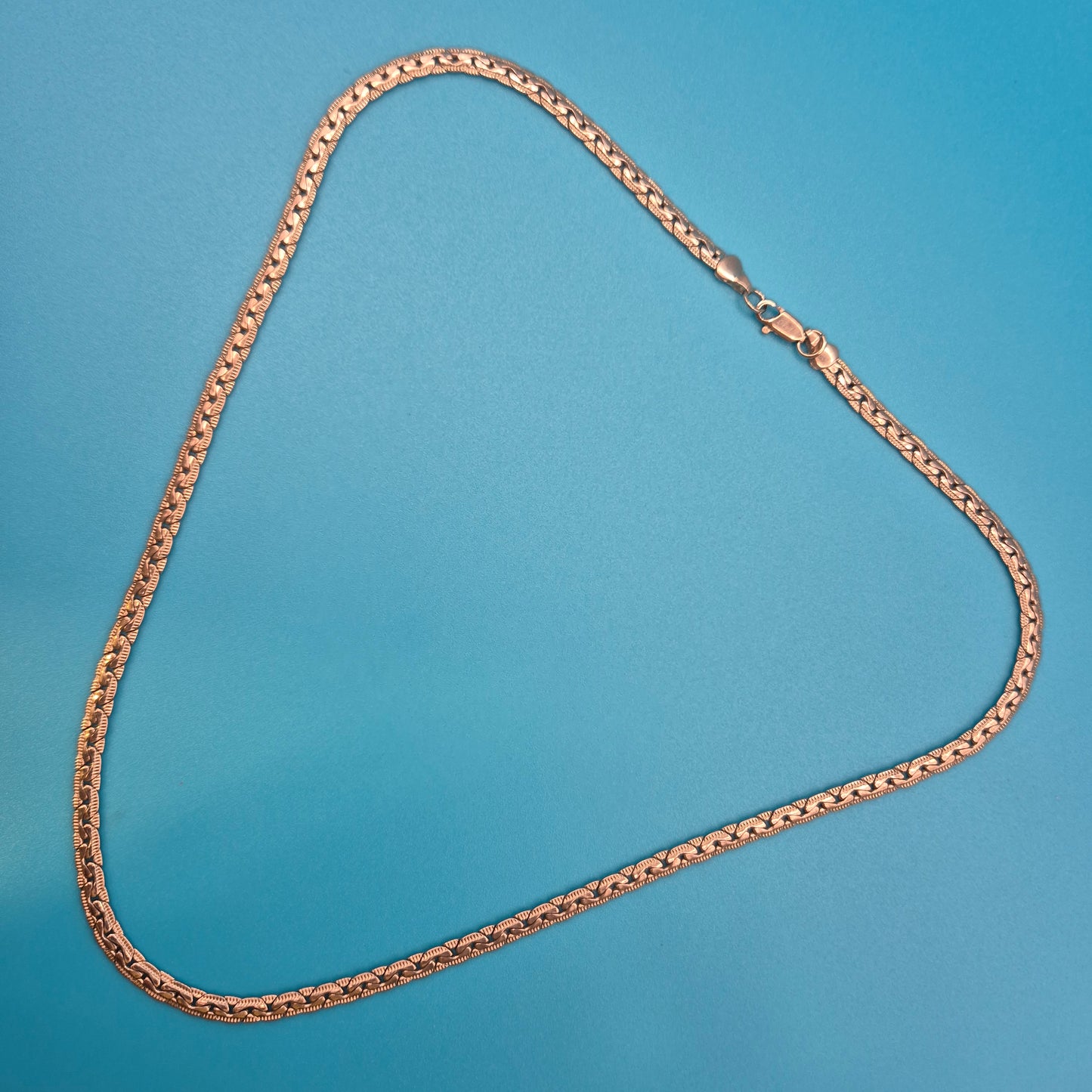 Klassische Vintage Kette in Goldoptik – Geflochtenes Design