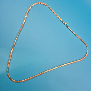 Elegante Vintage Schlangenkette in Goldoptik – Zeitloses Design
