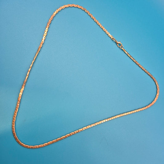 Elegante Vintage Schlangenkette in Goldoptik – Zeitloses Design