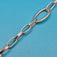 Vintage Kette mit anthrazitfarbenem Kristall-Anhänger in Silber-Optik