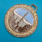 Vintage Innsbruck Seegrube Medaille Anhänger mit Emaille-Motiv 1905