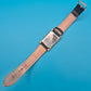 Vintage Lip Damenuhr Goldfarben Quartz mit Lederarmband