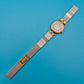 Jean-Claude Vintage Damenarmbanduhr Zweifarbiges Design Swiss Made