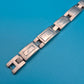 Elegantes Vintage-Armband aus Edelstahl im minimalistischen Glieder-Design