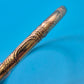 Vintage Armreif mit geometrischer Gravur und Punkt-Detail