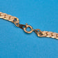 Elegante Vintage Gold-Kette mit zartem Zirkonia-Blütenanhänger