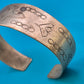 Vintage Armreif im Navajo-Stil mit geometrischer Punzierung