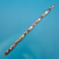 Elegantes Vintage-Armband mit Zirkonia-Besatz und zweifarbigem Design