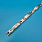 Elegantes Vintage-Armband mit Zirkonia-Besatz und zweifarbigem Design