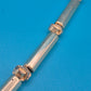Vintage Goldfarbene Stab-Kette mit Struktur-Elementen