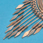 Boho Statement-Anhänger mit Naturstein-Tropfen und Quasten-Detail