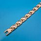 Elegantes Magnet-Armband im Bicolor-Design Gold- und Silberfarben