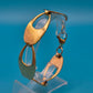 Vintage Gliederarmband im 60er Jahre Mid-Century Design goldfarben