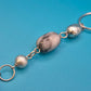 Vintage Statement-Kette mit großem Ring-Anhänger in Silber-Optik
