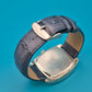 Elegante Vintage Condor Quarzuhr mit quadratischem Gehäuse und Lederarmband