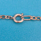Vintage Statement-Kette mit texturiertem Ring-Anhänger und blauem Cabochon