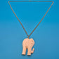 Vintage Elefanten-Anhänger mit Kette – Symbolischer Glücksbringer Schmuck
