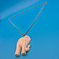 Vintage Elefanten-Anhänger mit Kette – Symbolischer Glücksbringer Schmuck