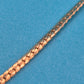 Edle Vintage Goldkette mit modernem Kristall-Anhänger