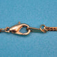 Edle Vintage Goldkette mit modernem Kristall-Anhänger