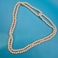 Elegante Vintage Perlenkette mit Knoten-Design Klassisch