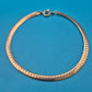 Elegantes Vintage Schlangenketten-Armband in Goldoptik