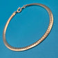 Elegantes Vintage Schlangenketten-Armband in Goldoptik