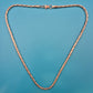 Elegante Vintage Kette Rundpanzer glänzend