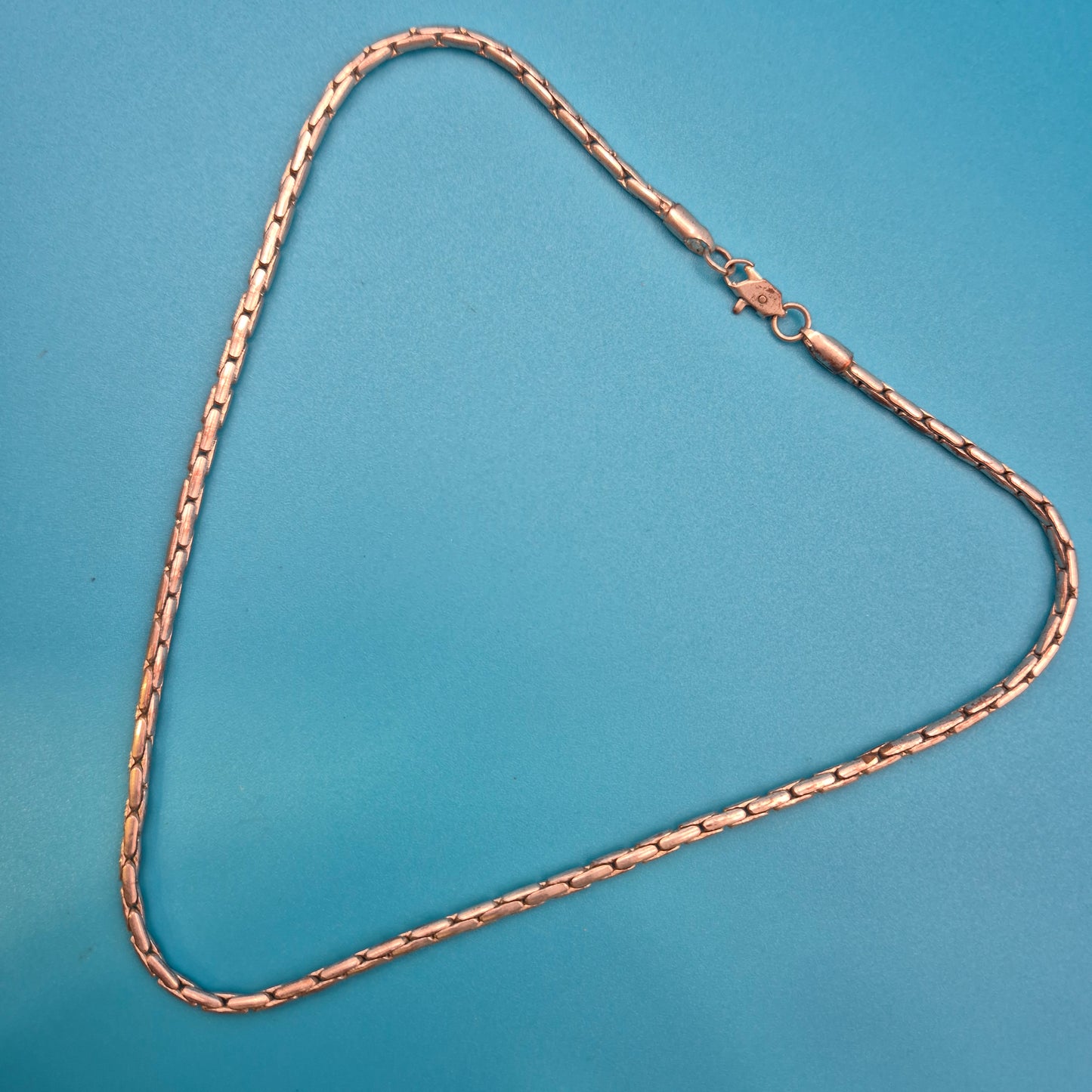 Elegante Vintage Kette Rundpanzer glänzend