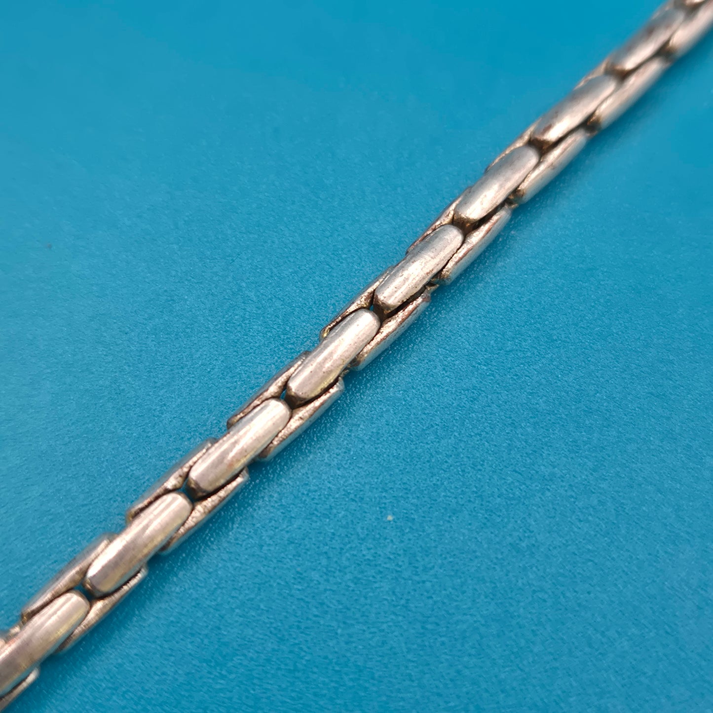 Elegante Vintage Kette Rundpanzer glänzend