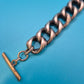 Rustikales Gliederketten-Armband im Vintage-Stil mit Knebelverschluss