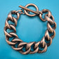 Rustikales Gliederketten-Armband im Vintage-Stil mit Knebelverschluss