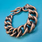 Rustikales Gliederketten-Armband im Vintage-Stil mit Knebelverschluss