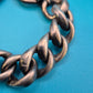 Rustikales Gliederketten-Armband im Vintage-Stil mit Knebelverschluss
