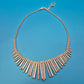 Vintage Statement Collier mit Strass-Fransen im Glamour-Stil