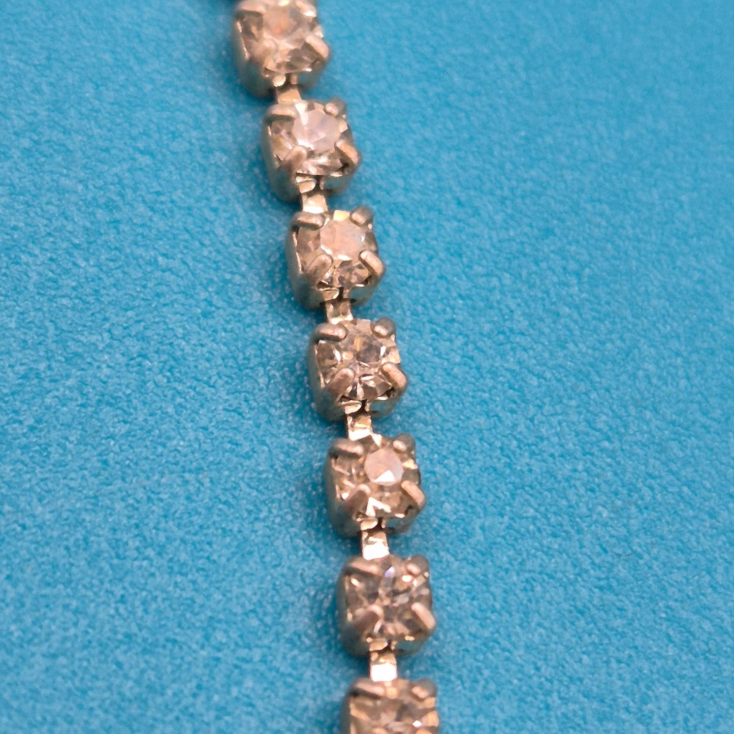 Vintage Statement Collier mit Strass-Fransen im Glamour-Stil