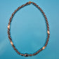Elegante Vintage-Kette mit Hämatit-Perlen und Naturperlen-Akzenten