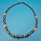 Elegante Vintage-Kette mit Hämatit-Perlen und Naturperlen-Akzenten