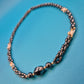 Elegante Vintage-Kette mit Hämatit-Perlen und Naturperlen-Akzenten