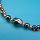 Elegante Vintage-Kette mit Hämatit-Perlen und Naturperlen-Akzenten