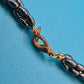 Elegante Vintage-Kette mit Hämatit-Perlen und Naturperlen-Akzenten