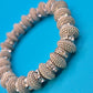 Vintage Stretch-Armband mit strukturierten Perlen und Strass-Akzenten