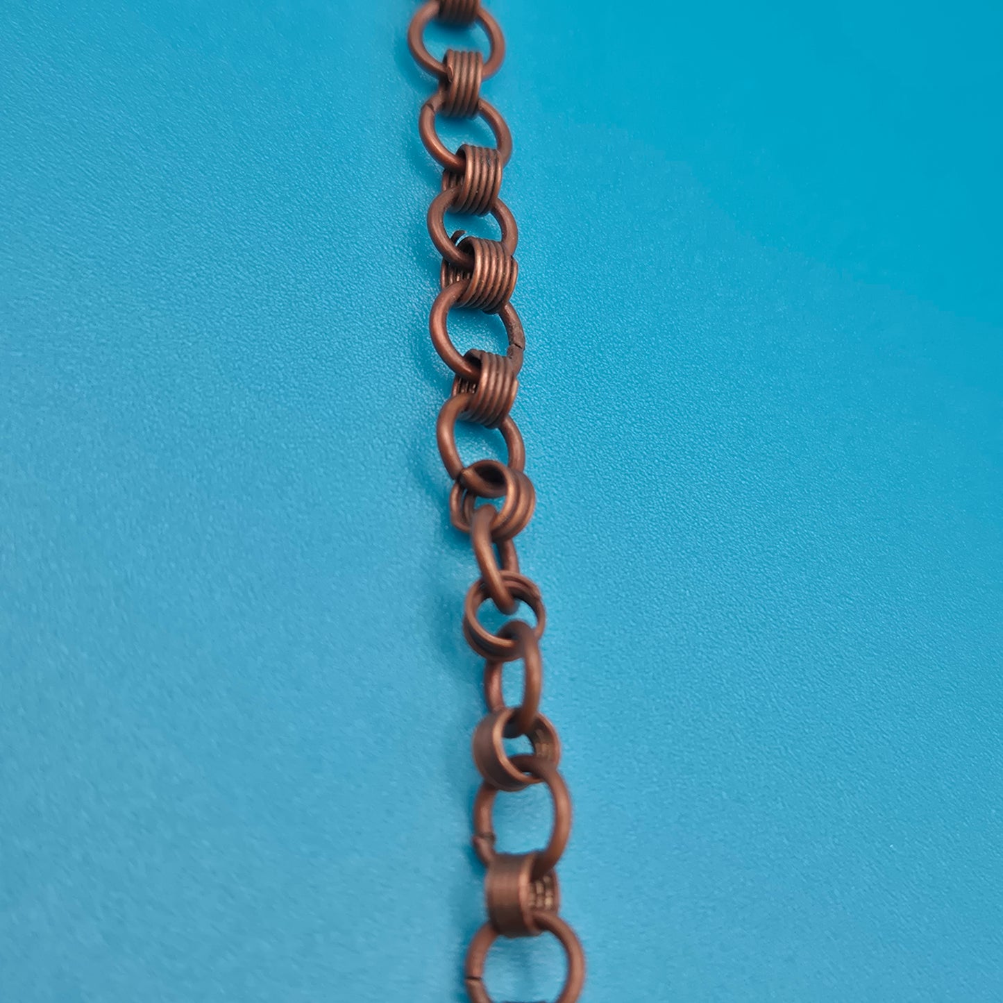 Vintage Ethno-Kette im orientalischen Stil mit Dreiecks-Anhängern