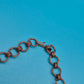 Antike orientalische Statement-Kette mit blauem Cabochon und Filigran-Elementen