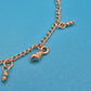 Filigranes Vintage Armband mit maritimen Anhängern - Goldfarben