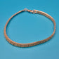 Klassisches flaches Gliederarmband in Roségold-Optik