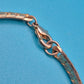 Klassisches flaches Gliederarmband in Roségold-Optik