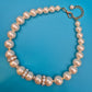 Elegantes Perlenarmband mit Strass-Elementen Vintage Gold-Optik