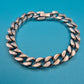 Klassisches silberfarbenes Gliederarmband im zeitlosen Design