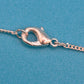 Vintage Kette mit ovalem Windmühlen-Anhänger in Blau-Weiß